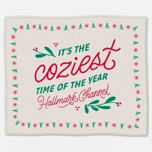 Hallmark Channel Christmas Throw Blanket 60x50"